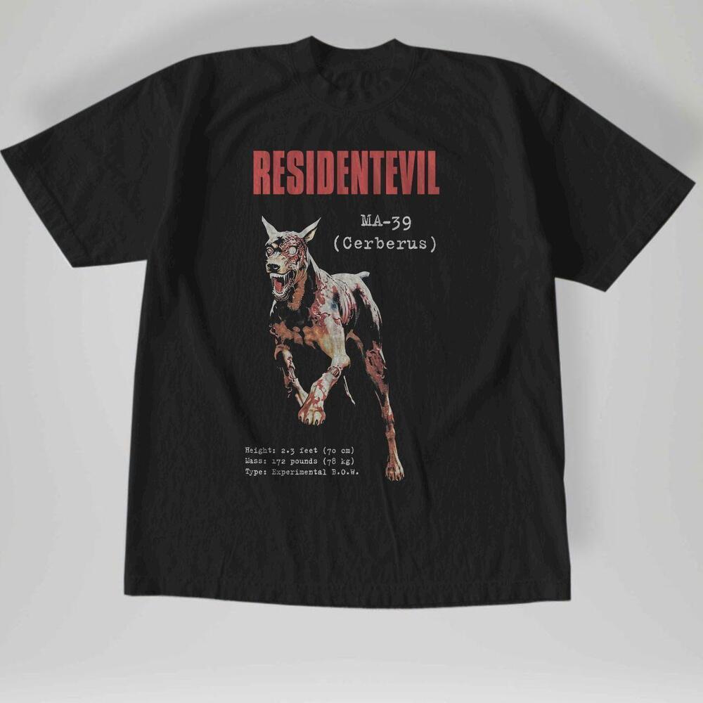 Style Resident Evil - Cerberus Zombie Dog T Shirt